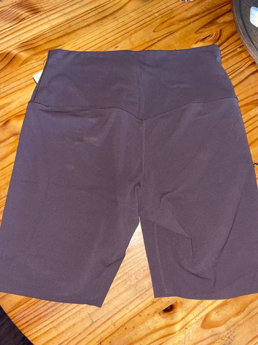 Nike Zenvy Womens Gentle-Support High-Waisted 8" Biker Short Espresso Sz L NWT - Picture 6 of 6